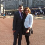 Jack and Lauren at Buckingham Palace
